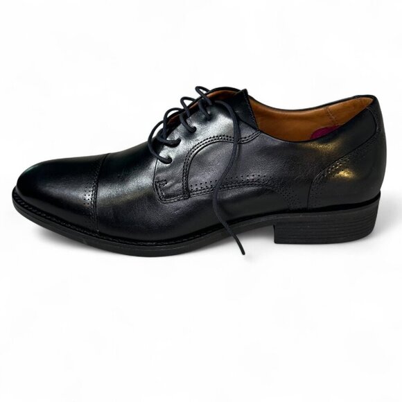 Johnston & Murphy Men's Hawthorn Cap Toe Dress Shoes Black 10.5 NWOB - Picture 1 of 16